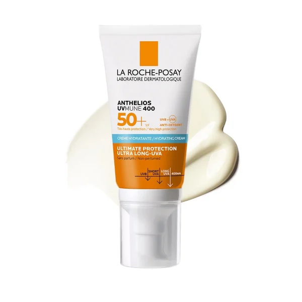 La Roche Posay ANTHELIOS UVMUNE 400 CRÈME FONDANTE SOLAIRE SPF50+ | Peau sensible normales à sèches |50ml
